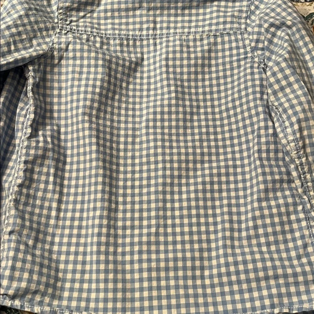 Oshkosh checkered long sleeved button down shirt